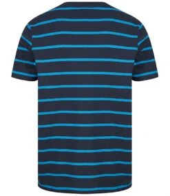 Front Row Striped T Shirt -XAMAX fr136 nv 2fmr back