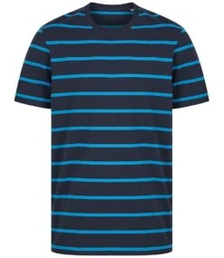 Front Row Striped T Shirt -XAMAX fr136 nv 2fmr front