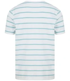 Front Row Striped T Shirt -XAMAX fr136 wh 2fde back