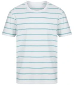 Front Row Striped T Shirt -XAMAX fr136 wh 2fde front
