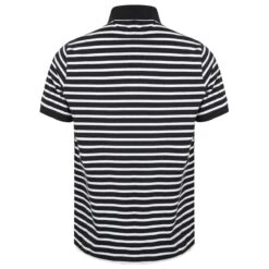 Front Row Striped Jersey Polo Shirt 23 Front Row Striped Jersey Polo Shirt -XAMAX fr230 nv 2fwh back