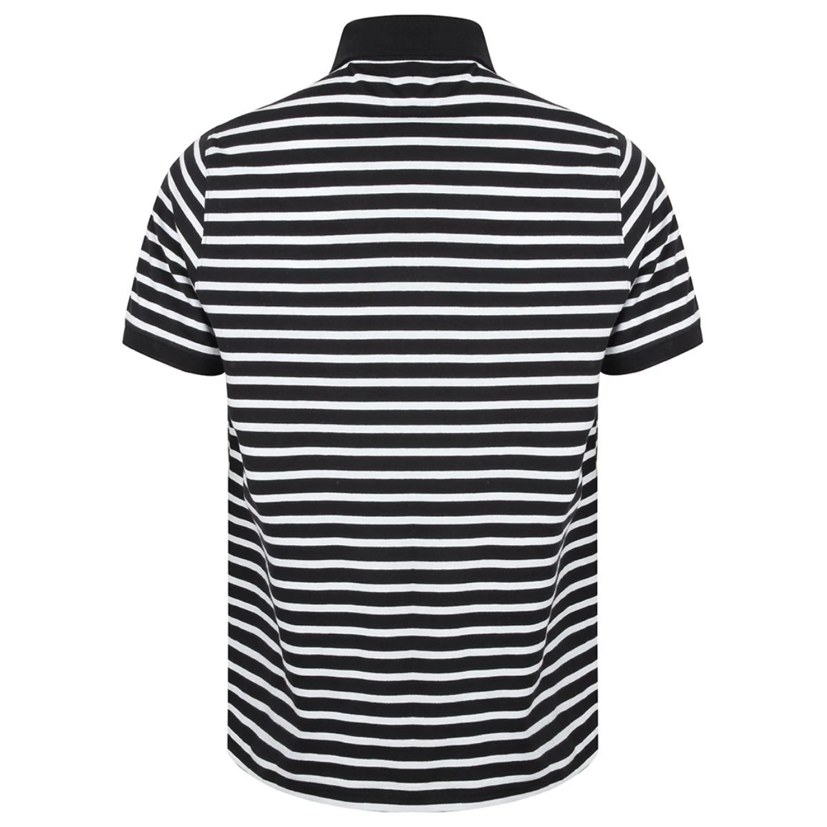 Front Row Striped Jersey Polo Shirt 4 Front Row Striped Jersey Polo Shirt - Image 2