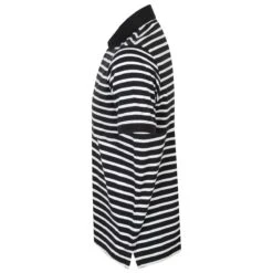 Front Row Striped Jersey Polo Shirt 24 Front Row Striped Jersey Polo Shirt -XAMAX fr230 nv 2fwh left