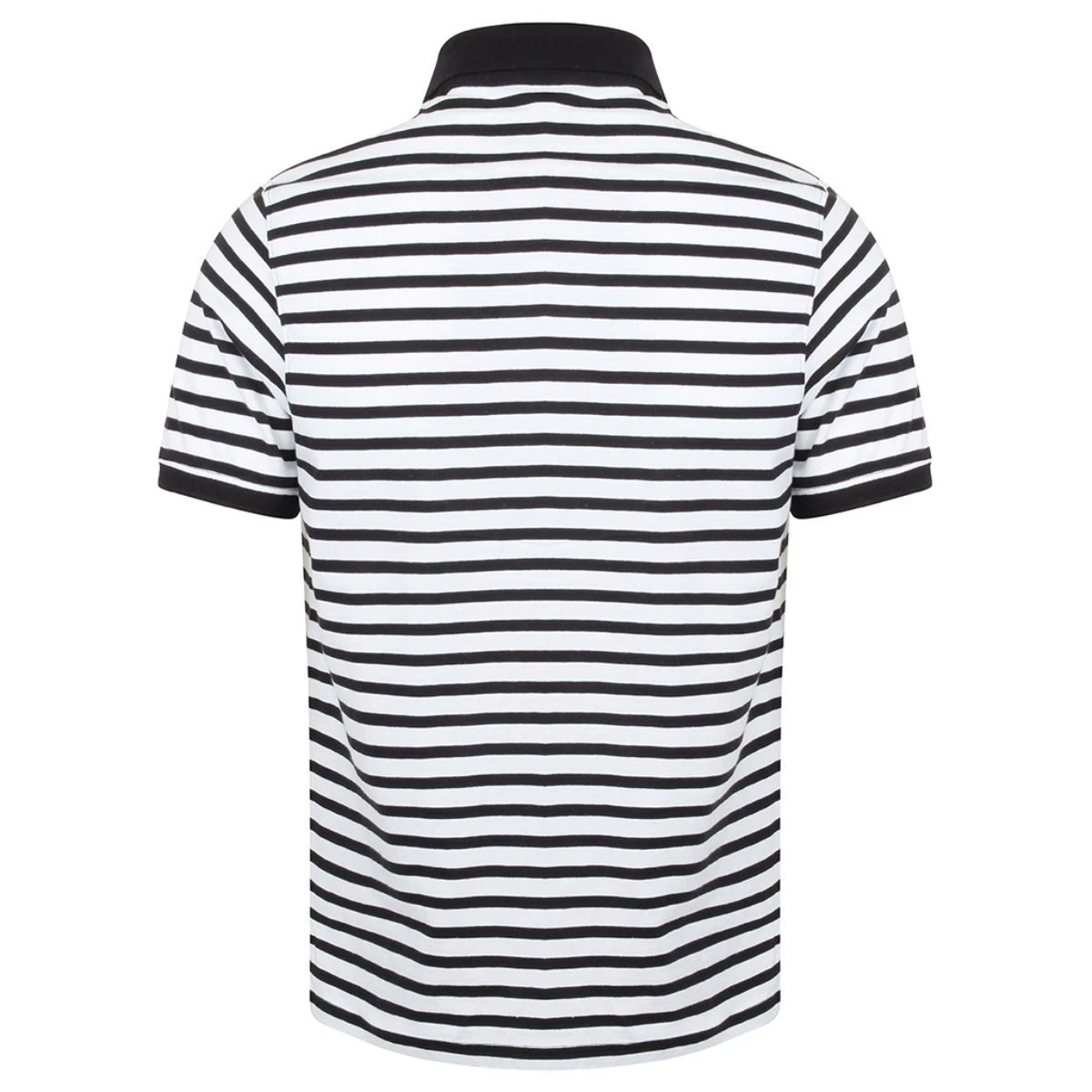Front Row Striped Jersey Polo Shirt 14 Front Row Striped Jersey Polo Shirt - Image 12