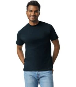 Gildan Ultra Cotton Adult T Shirt -XAMAX gd02 blk model 1