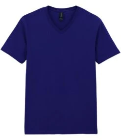 Gildan Softstyle® Adult V-Neck T Shirt -XAMAX gd10 nav front 1