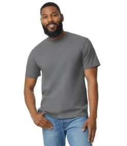 Gildan Softstyle® Midweight Adult T Shirt -XAMAX gd15 cha model 1