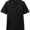 Gildan Premium Cotton® Adult Double Piqué Polo -XAMAX gd43 blk front 1