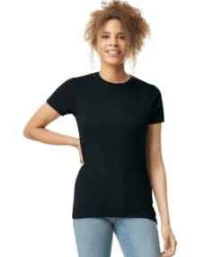 Gildan Softstyle® Ladies T Shirt -XAMAX gd72 blk model 1