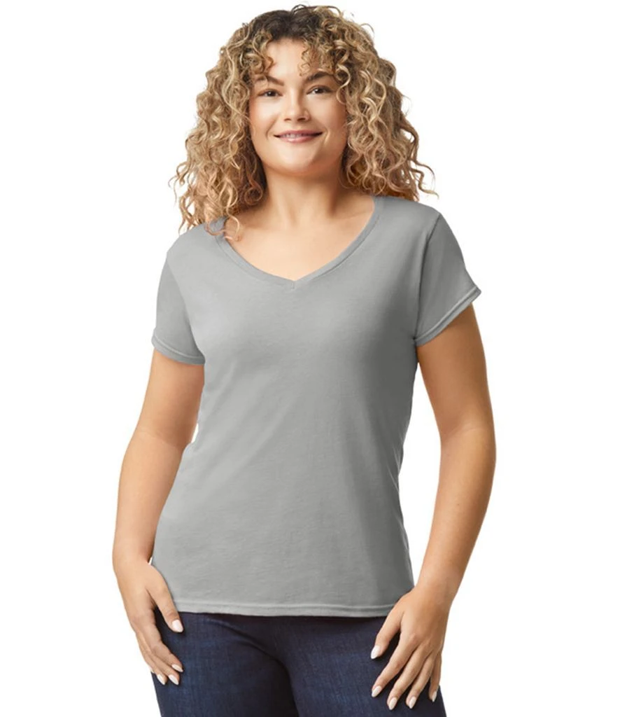 Gildan Softstyle® Ladies V-Neck T Shirt 4 Gildan Softstyle® Ladies V-Neck T Shirt - Image 2