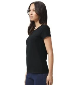 Gildan Heavy Cotton™ Ladies T Shirt -XAMAX gd95 blk model 3