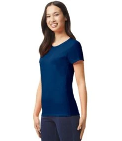 Gildan Heavy Cotton™ Ladies T Shirt -XAMAX gd95 nav model 3