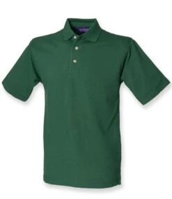Henbury Classic Heavy Cotton Piqué Polo Shirt -XAMAX h100 bot front
