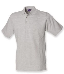 Henbury Classic Heavy Cotton Piqué Polo Shirt -XAMAX h100 hea front