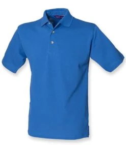 Henbury Classic Heavy Cotton Piqué Polo Shirt -XAMAX h100 roy front