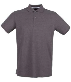 Henbury Modern Fit Cotton Piqué Polo Shirt -XAMAX h101 cha front