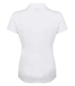 Henbury Ladies Modern Fit Cotton Piqué Polo Shirt 30 Henbury Ladies Modern Fit Cotton Piqué Polo Shirt -XAMAX h102 whi back