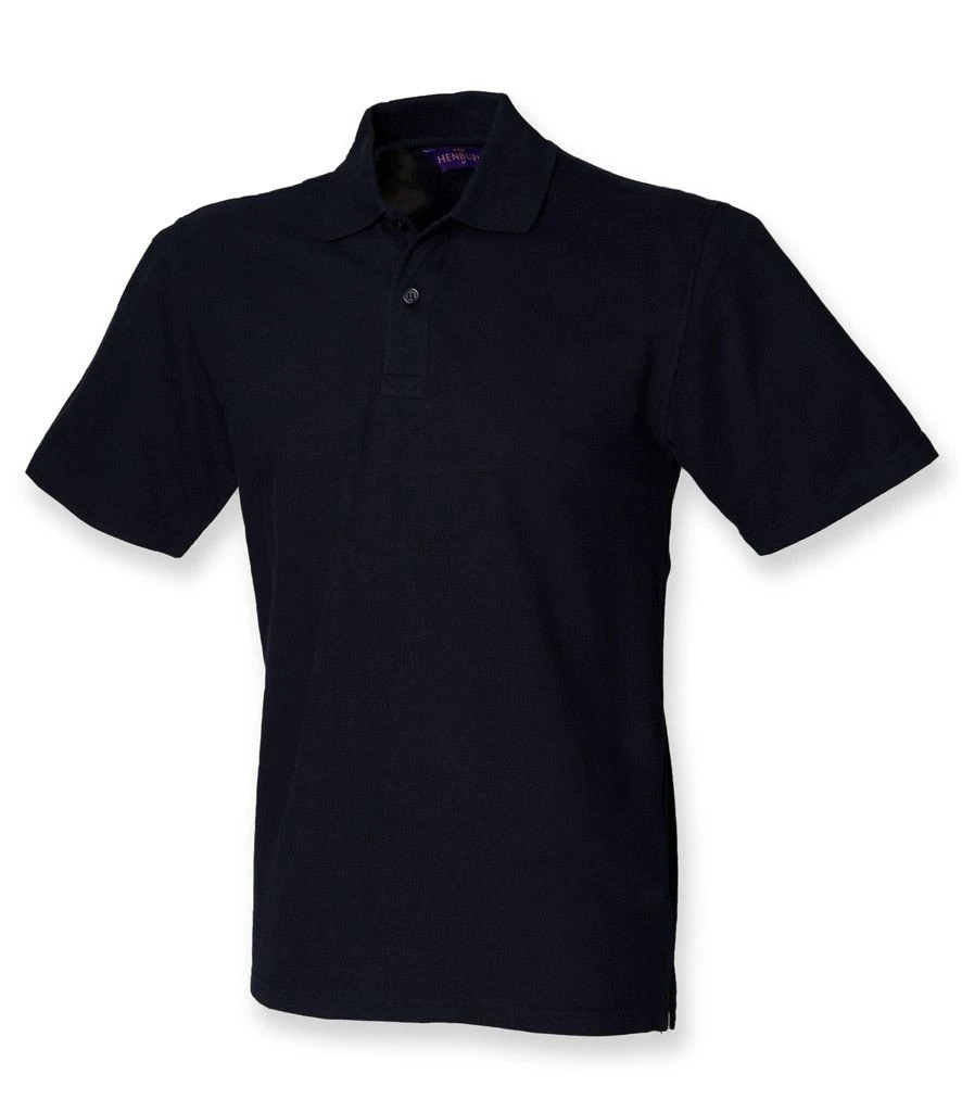 Henbury Unisex Stretch Cotton Piqué Polo Shirt 21 Henbury Unisex Stretch Cotton Piqué Polo Shirt - Image 19