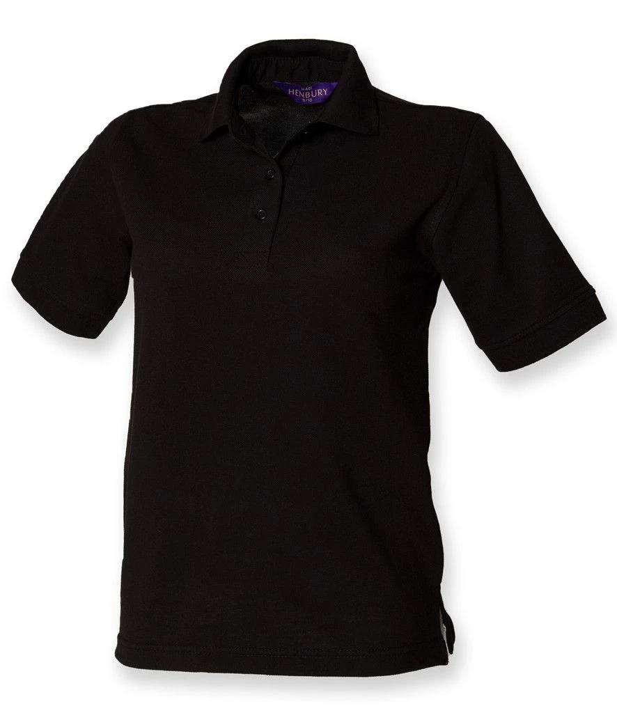 Henbury Ladies PolyCotton Piqué Polo Shirt 20 Henbury Ladies PolyCotton Piqué Polo Shirt - Image 18