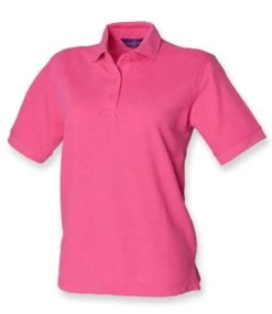 Henbury Ladies PolyCotton Piqué Polo Shirt 31 Henbury Ladies PolyCotton Piqué Polo Shirt -XAMAX h401 fus front