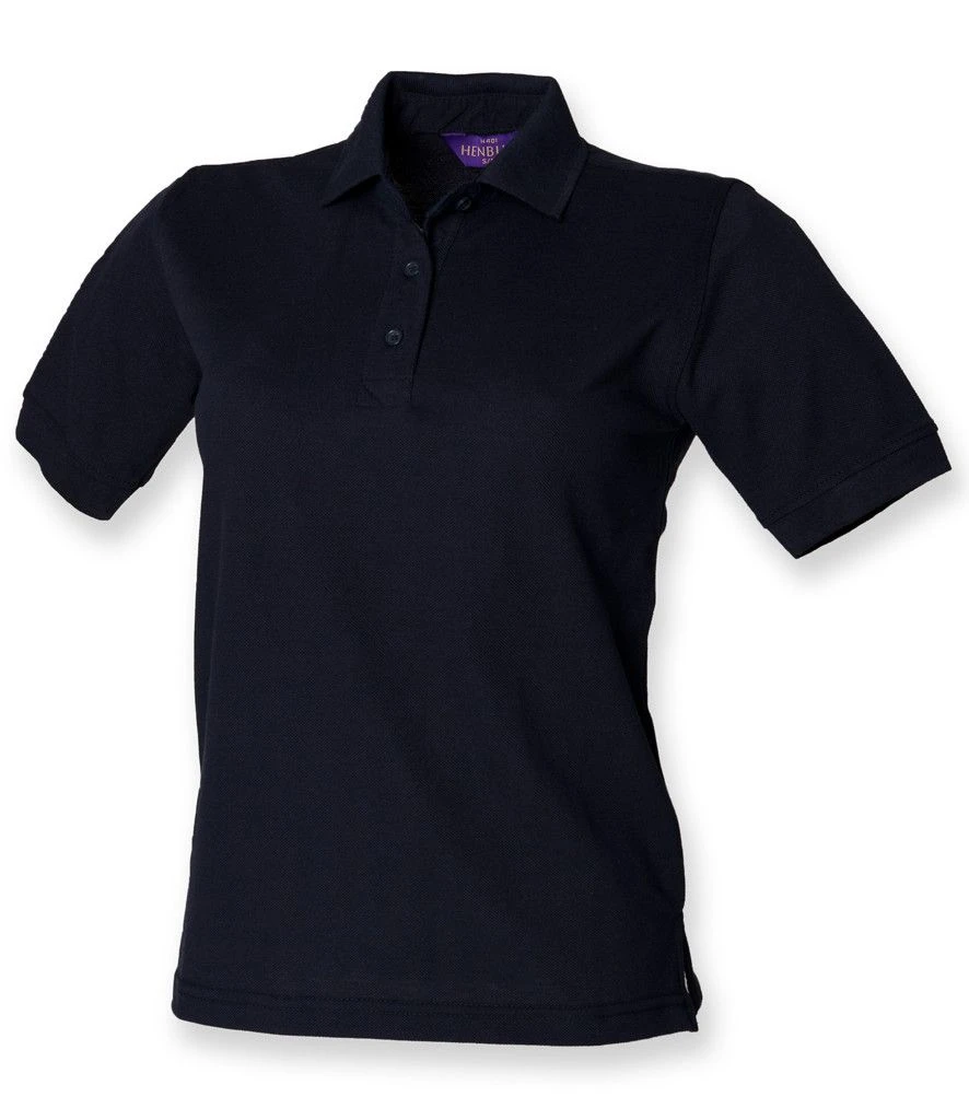 Henbury Ladies PolyCotton Piqué Polo Shirt 5 Henbury Ladies PolyCotton Piqué Polo Shirt - Image 3