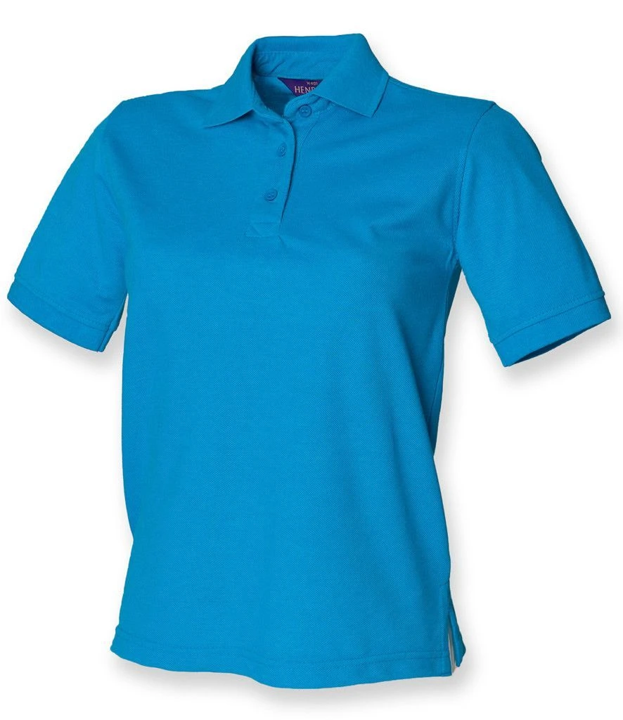 Henbury Ladies PolyCotton Piqué Polo Shirt 7 Henbury Ladies PolyCotton Piqué Polo Shirt - Image 5
