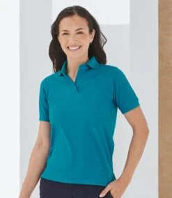 Henbury Ladies PolyCotton Piqué Polo Shirt 27 Henbury Ladies PolyCotton Piqué Polo Shirt -XAMAX h401 sap model 1 hero 1