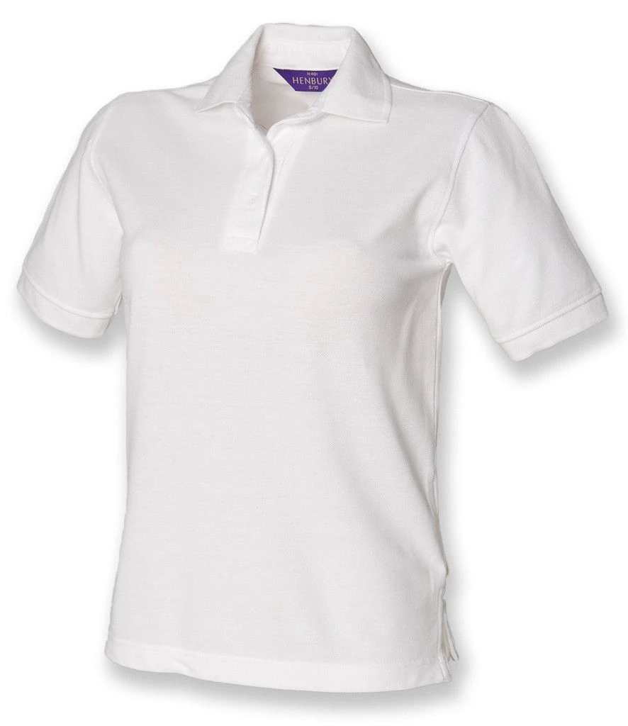Henbury Ladies PolyCotton Piqué Polo Shirt 21 Henbury Ladies PolyCotton Piqué Polo Shirt - Image 19