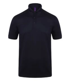 Henbury Slim Fit Stretch Microfine Piqué Polo Shirt -XAMAX h460 oxn front 1