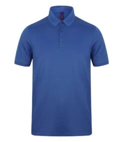 Henbury Slim Fit Stretch Microfine Piqué Polo Shirt -XAMAX h460 roy front