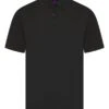 Henbury Coolplus Wicking Piqué Polo Shirt -XAMAX h475 blk front 2