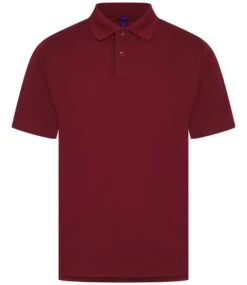 Henbury Coolplus Wicking Piqué Polo Shirt 40 Henbury Coolplus Wicking Piqué Polo Shirt -XAMAX h475 bur front 2