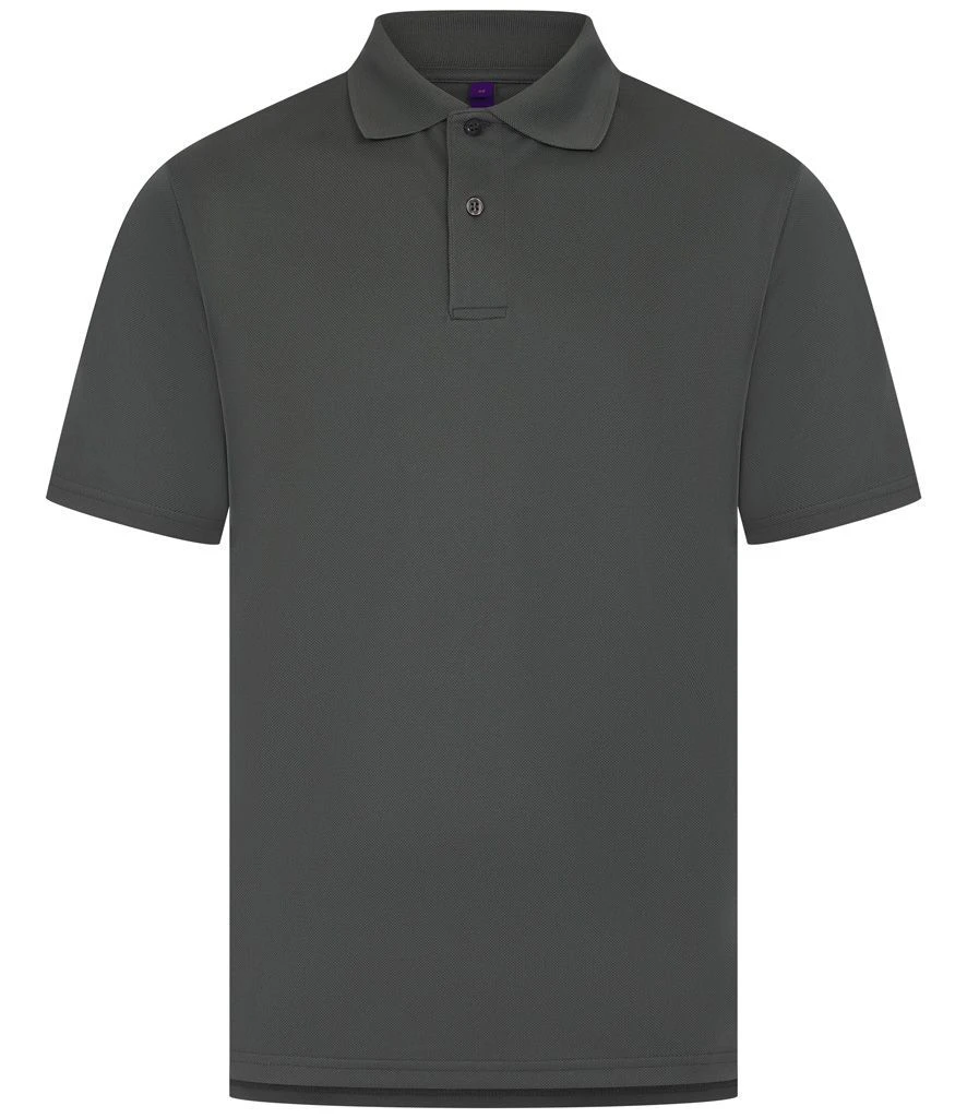 Henbury Coolplus Wicking Piqué Polo Shirt 12 Henbury Coolplus Wicking Piqué Polo Shirt - Image 10