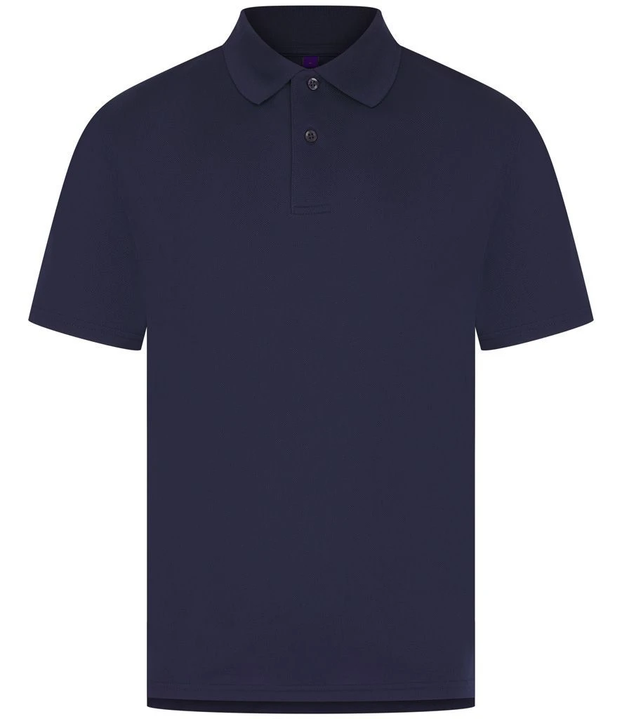 Henbury Coolplus Wicking Piqué Polo Shirt 11 Henbury Coolplus Wicking Piqué Polo Shirt - Image 9