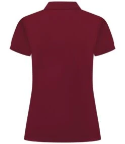 Henbury Ladies Coolplus Wicking Piqué Polo Shirt -XAMAX h476 bur back 1
