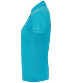 Henbury Ladies Coolplus Wicking Piqué Polo Shirt -XAMAX h476 tur left 2