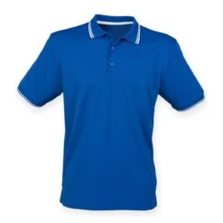 Henbury Coolplus Tipped Polo Shirt -XAMAX h482 ry 2fwh front