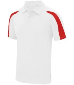 Just Cool AWDis Cool Contrast Polo Shirt -XAMAX jc043 aw 2ffr front 2