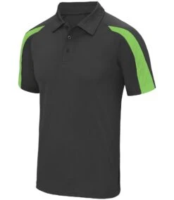 Just Cool AWDis Cool Contrast Polo Shirt -XAMAX jc043 ch 2flm front 2