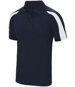 Just Cool AWDis Cool Contrast Polo Shirt -XAMAX jc043 fn 2faw front 2