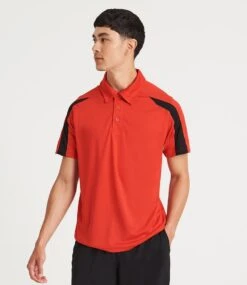 Just Cool AWDis Cool Contrast Polo Shirt -XAMAX jc043 fr jb model 1 hero 1