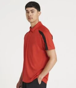 Just Cool AWDis Cool Contrast Polo Shirt -XAMAX jc043 fr jb model 2