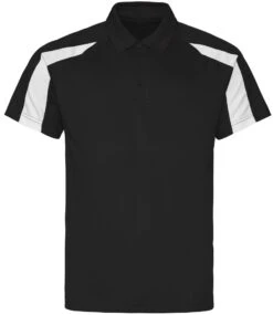 Just Cool AWDis Cool Contrast Polo Shirt -XAMAX jc043 jb 2faw front 2