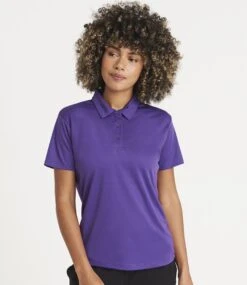 Just Cool AWDis Ladies Cool Polo Shirt 37 Just Cool AWDis Ladies Cool Polo Shirt -XAMAX jc045 pur model 1 hero 1