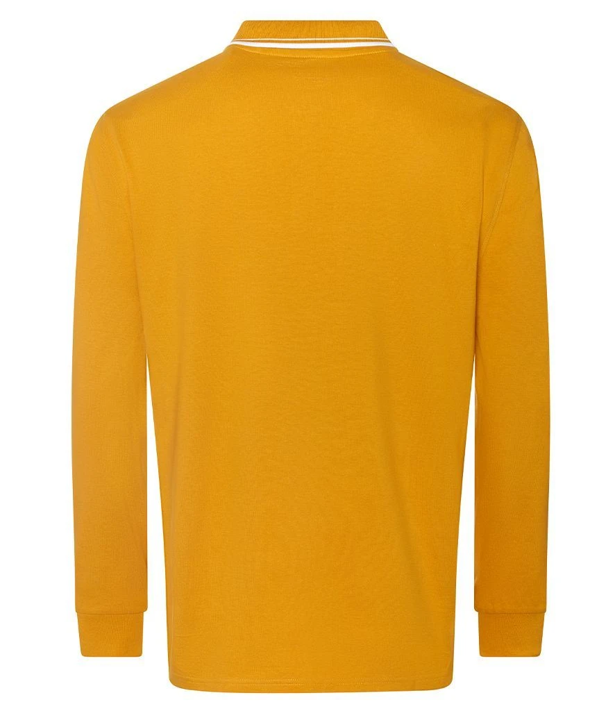 Just Polos AWDis Long Sleeve Tipped 100 Polo Shirt 7 Just Polos AWDis Long Sleeve Tipped 100 Polo Shirt - Image 5