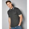 Kustom Kit Classic Fit Tipped Collar Polo -XAMAX k409 gp wh model 1