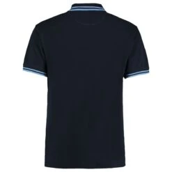Kustom Kit Classic Fit Tipped Collar Polo -XAMAX k409 nv 2flb back