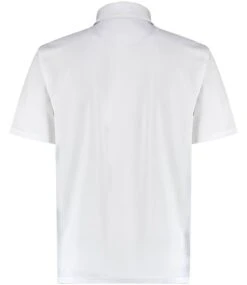 Kustom Kit Regular Fit Cooltex® Plus Premium Pique Polo -XAMAX k444 whi back 1