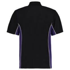 Kustom Kit Classic Fit Track Polo 36 Kustom Kit Classic Fit Track Polo -XAMAX k475 bk 2fpr back