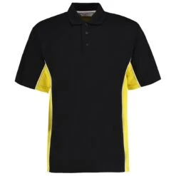 Kustom Kit Classic Fit Track Polo 29 Kustom Kit Classic Fit Track Polo -XAMAX k475 bk 2fyl front